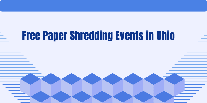 free paper shredding events in Ohio